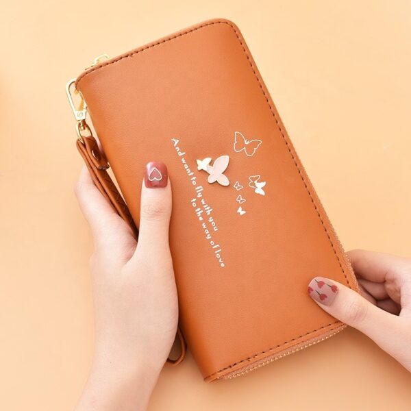 Portefeuille Porte-cartes Portefeuille en cuir de téléphone pour les femmes - Image 4