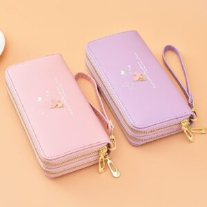 Portefeuille Porte-cartes Portefeuille en cuir de téléphone pour les femmes