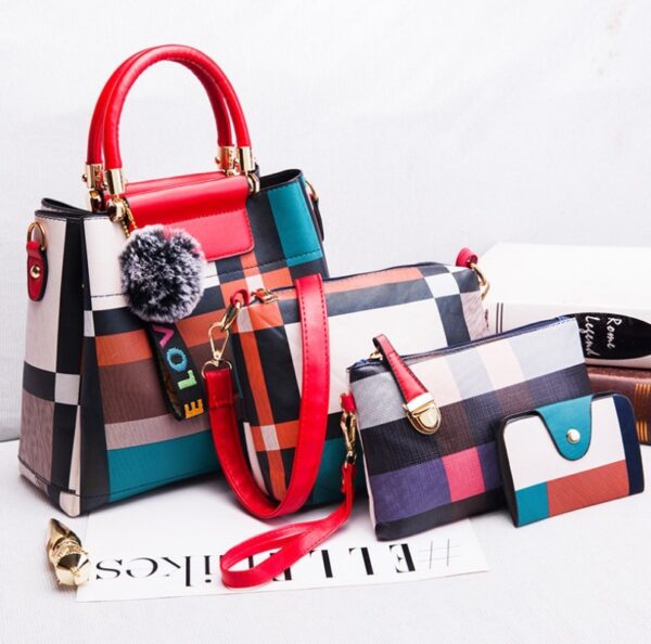 sac à main femme en cuir pu de qualité ensembles - Image 2
