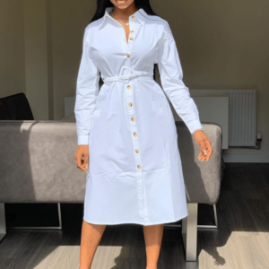 Mode européenne de haute qualité femmes robe formelle officielle dames casual street wear solide longue robe maxi sans ceinture