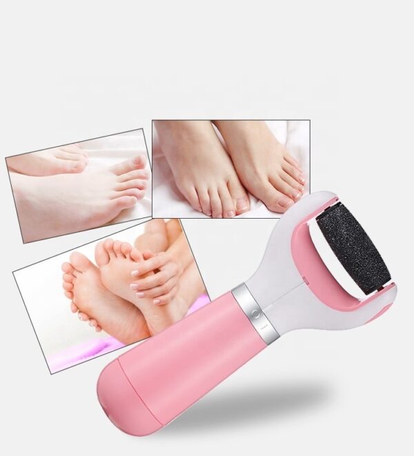 Outils de pédicure électriques soins des pieds Machine plus lisse dissolvant de callosités fichier de pied pour pieds talon élimination des cuticules soins de la peau exfoliant