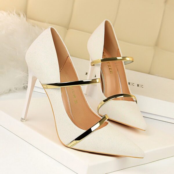 paillettes 10,5 cm femme chaussures talons - Image 4