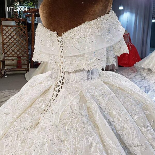 AHTL2004 dernier style robe de mariée à manches longues robe de mariée robe de bal (Copie) - Image 5