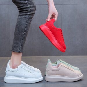 skateboard bateau dames chaussures fille sport personnalisé en cuir PU chaussures décontractées femmes baskets