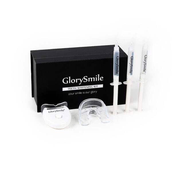 La dent de blanchiment professionnelle approuvée par la CE a mené le kit de blanchiment des dents de maison de marque privée légère avec le Gel sans peroxyde