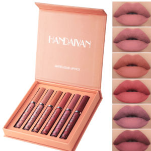 Ensemble liquide de maquillage nude imperméable Maquillaje cosmétique mat rouge à lèvres longue durée labial marque privée rouge à levre