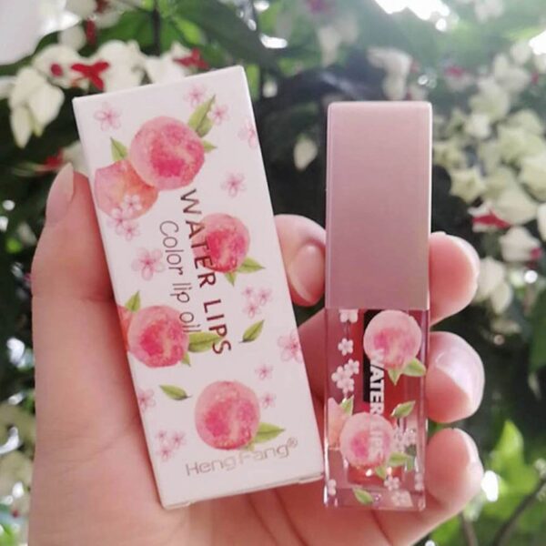 eau lèvres changement de couleur huile pour les lèvres avocat fraise saveur de fruits de pêche rouge à lèvres nourrissant gommage à lèvres rouge à lèvres - Image 4