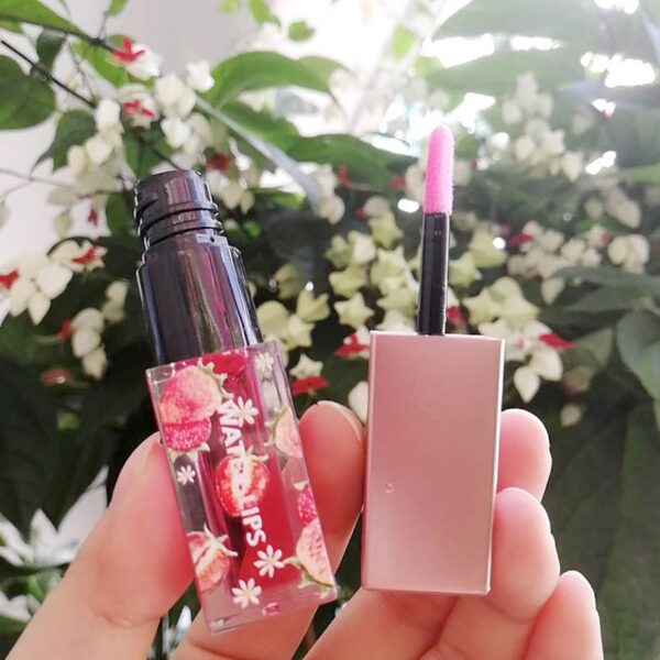 eau lèvres changement de couleur huile pour les lèvres avocat fraise saveur de fruits de pêche rouge à lèvres nourrissant gommage à lèvres rouge à lèvres - Image 5