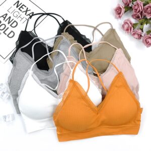 Sous-vêtements de tube de yoga de gilet de course de soutien-gorge de sport sans monture sans couture respirant confortable