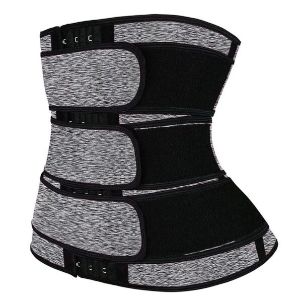 maskateer taille formateur trois rangées crochets taille haute compression 3 sangles ceinture formateur - Image 4
