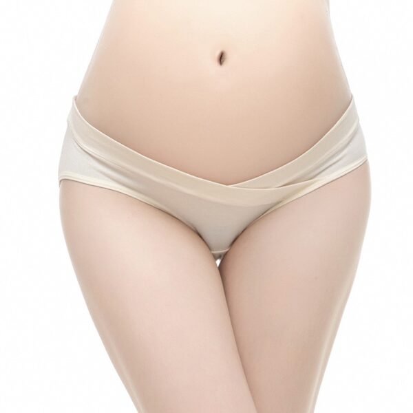 Culottes en coton doux pour femmes sous-vêtements en forme de V culotte de bikini culotte de maternité - Image 4