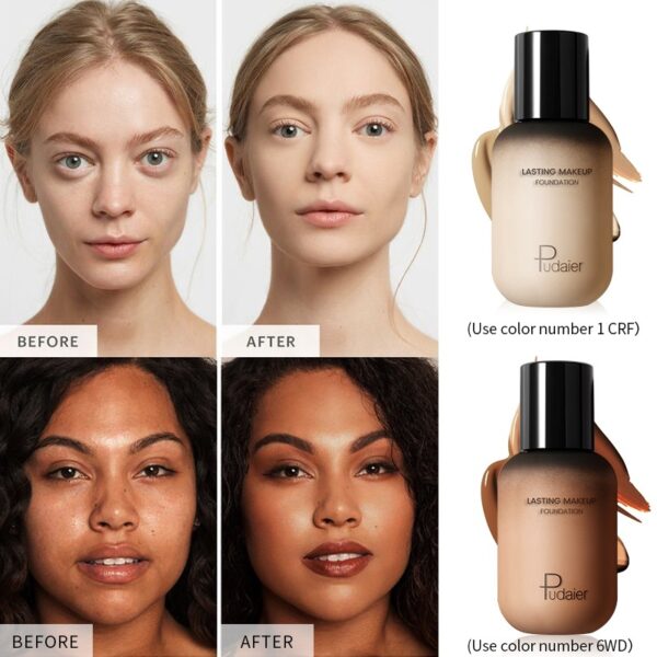 Liquide de maquillage hydratant pour fond de teint naturel - Image 4