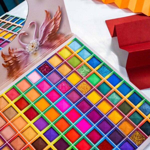 fards à paupières paillettes de poudre de paillettes mates nacrées faciles à colorier artiste de maquillage palette spéciale d'ombres à paupières - Image 5