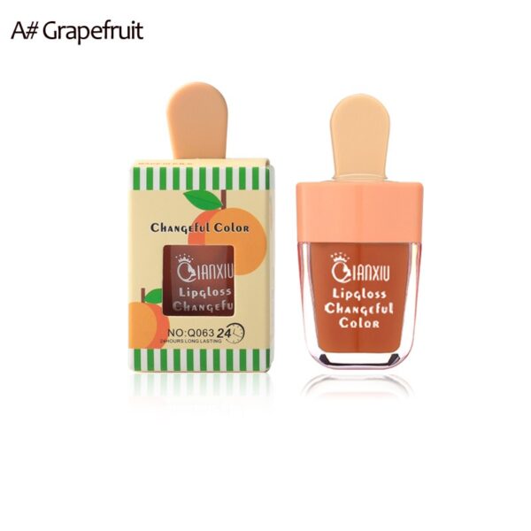 Nouveau type de crème glacée mignonne en forme de brillant à lèvres liquide hydratant et hydratant longue durée - Image 5