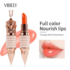 Queen's Scepter Lipstick Repulpé Hydratant Réparation Baume À Lèvres Rouge À Lèvres Changement De Température
