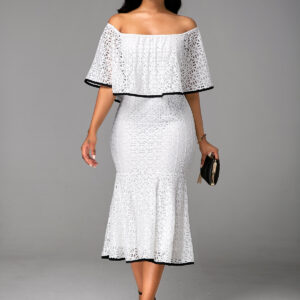 KORIE VINTAGE, Robe à manches pour femme,