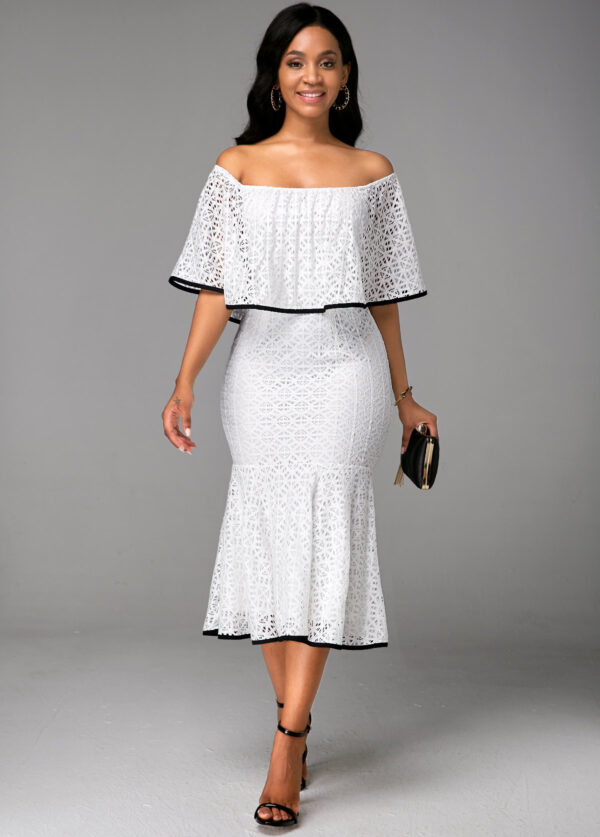 KORIE VINTAGE, Robe à manches pour femme,