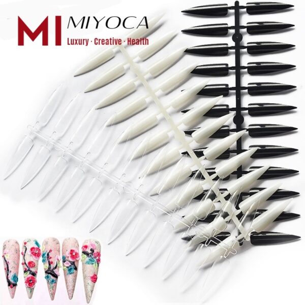 Miyoca Fashion nail False Full Tip Packaging Box Btartbox Designers Stickers Ongles courts Conseils pour les ongles Couverture extra complète - Image 4