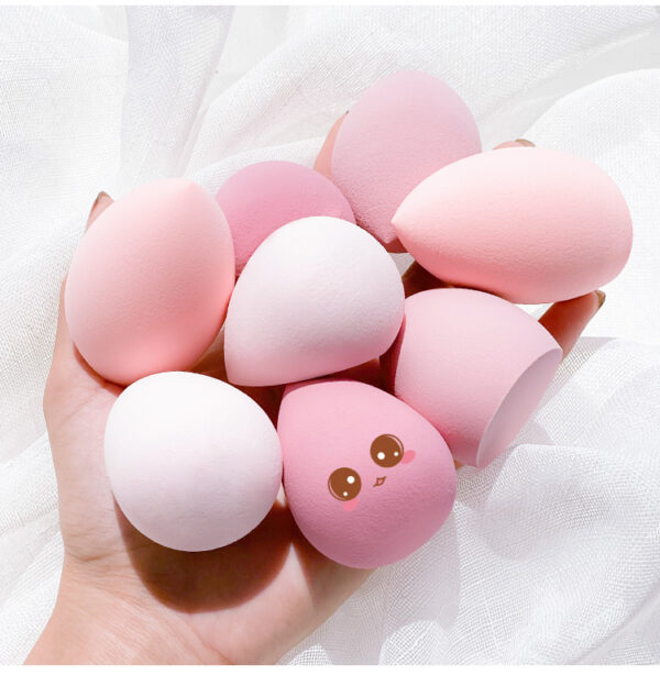 BOSS TM éponge de maquillage de beauté en forme d'oeuf, éponges de poudre de fond de teint dans une boîte à oeufs - Image 3