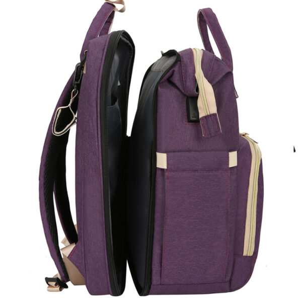 NEVADA Sac à dos confortable sangles bébé couche sac à boucle réglable avec berceau poussette accessoires bébé trucs organisation nylon - Image 2
