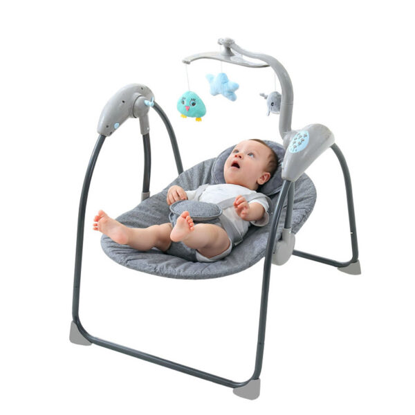 DARBA Balançoire de luxe pour bébé, Cobabies Baby Rocker avec jouets/ - Image 3