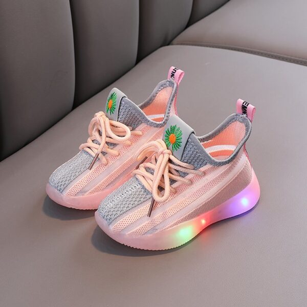 LEEBS baskets bébé Belles chaussures pour bébés garçons filles tennis cool mignon LED chaussures décontractées éclairées bébé