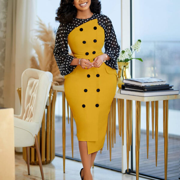 OUTLET Robe de carrière de bureau pour femmes irrégulières