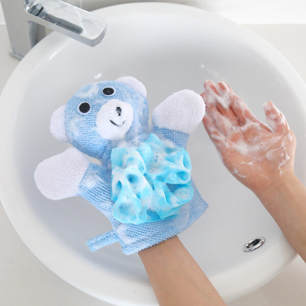 ARTIFACT Enfants serviette de bain dessin animé coréen bébé balle double usage bain frotter bain artefact bulle filet