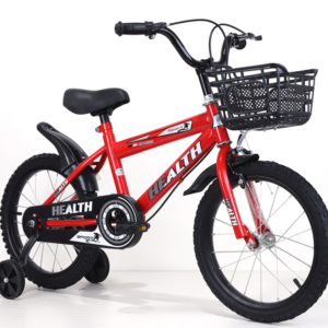 HEALTH Vélo pour enfants en acier au carbone de haute qualité 12 "14" 16 "vélo pour enfants à quatre roues