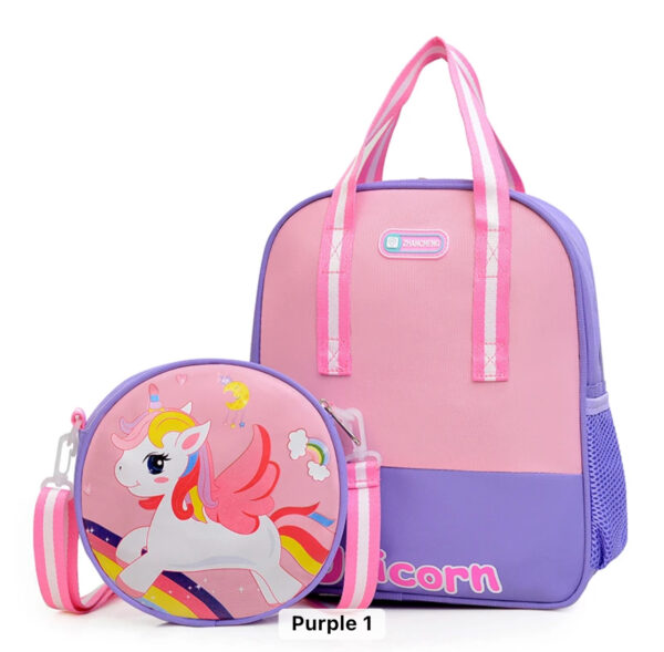 SUPER CHIC, Sac à dos pour enfants chic et amovible en forme de licorne pour enfant, cartable d'école, joli sac à bandoulière pour enfants - Image 3